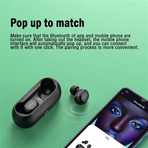 Qcy T1c Tws Bluetooth Headset Mini 3d Stereo Quick Pairing Noise Reduction Wireless Headset