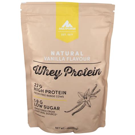 Multipower Natural Whey Protein Vanille G Shop Apotheke