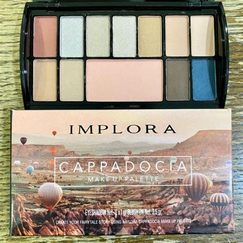 IMPLORA Eyeshadow Palette Cappadocia Nudes Makeup BPOM Original