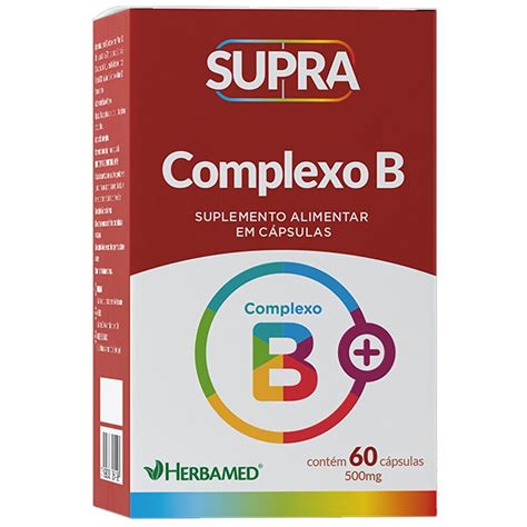 Supra Complexo B 500mg 60 Cápsulas Herbamed OtimaNutri