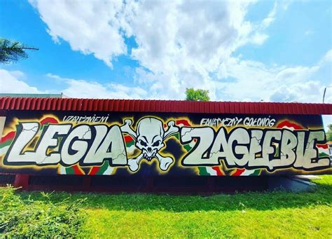 Nowe legijne graffiti Legia Zagłębie 229 legionisci