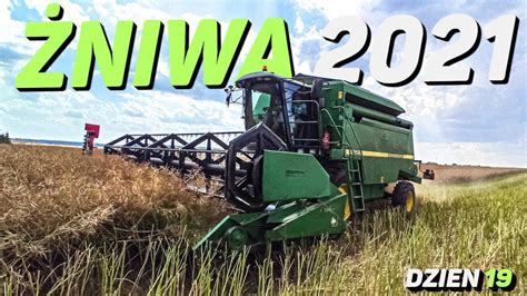 ŻNIWA RZEPAKU 2021 John Deere 2254 Kubota M7152 Premium Pronar 1221