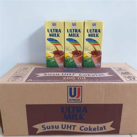 Jual Ultra Milk Ml Susu Ultra Coklat Ml Dus Jakarta