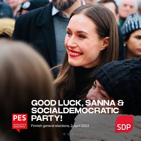 PES On Twitter We Wish Success To Prime Minister MarinSanna