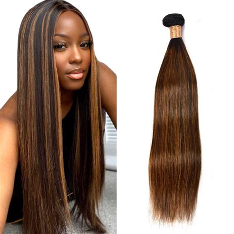 P430 Brazilian Remy Human Hair Bundle Highlight Straight