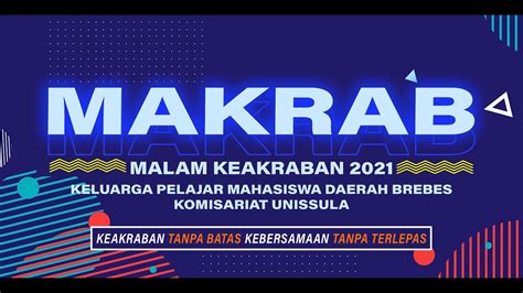 Kpmdb Unissula Goes To Makrab 2021 Youtube