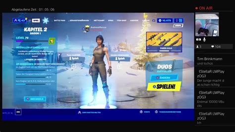 Mein Erster Livestream Fortnite Youtube