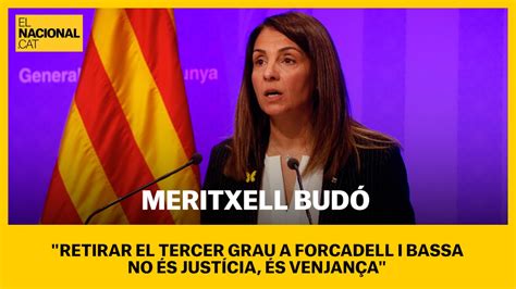 Retirar El Tercer Grau A Forcadell I Bassa No S Just Cia S Venjan A