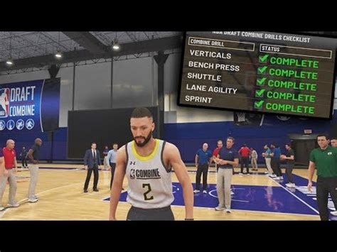 NBA 2k20 My Career Ep 3 The Nba Draft Combine YouTube