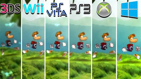 Rayman Origins 2011 3ds Vs Wii Vs Ps Vita Vs Ps3 Vs Xbox 360 Vs Pc