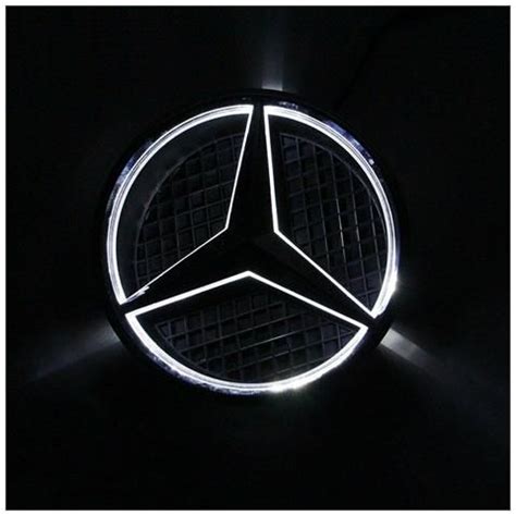 Emblema Led Mercedes Benz Auto Griglia Anteriore Stella Illuminata