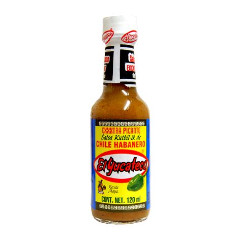 El Yucateco Habanero Extra Hot Sauce 120ml Burrito Fusion