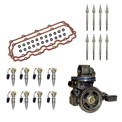 Fuel Injector And Hpop Complete Super Kit For 2004 5 2007 6 0l Ford Po Diesel Care And Performance