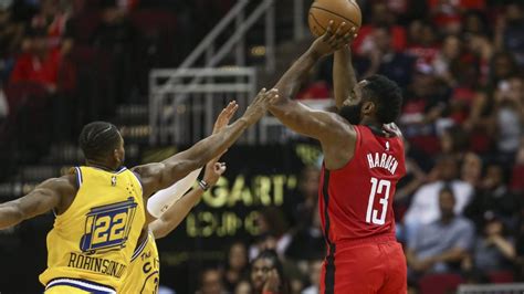 James Harden Leads Rockets Past Warriors In First Blowout Win