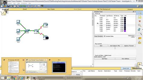 7138 Packet Tracer Investigate Unicast Broadcast And Multicast Traffic Youtube