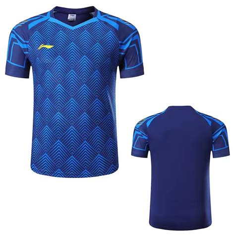 Li Ning Table Tennis National Uniform Shirt Short Sleeve Competition