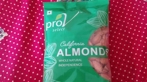 ProV California Independence Almonds 250gm Review YouTube