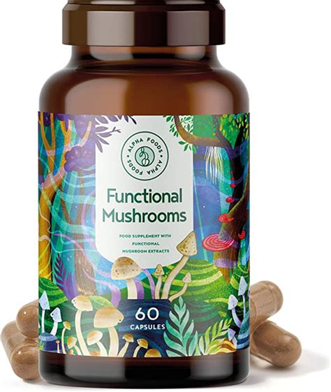 Mushroom Complex 7 60 Vegan Mushroom Capsules 7 Mushrooms Blend With