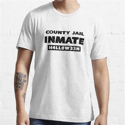 Halloween County Jail Inmate T Shirt For Sale By Koolmodee