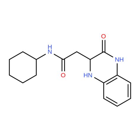 N Cyclohexyl Oxo Tetrahydroquinoxalin Yl