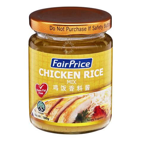 FairPrice Sauce Mix Chicken Rice NTUC FairPrice