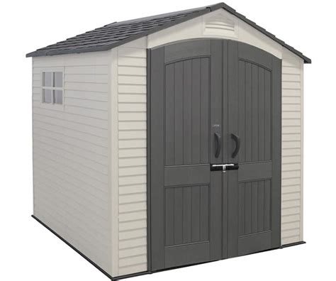 Lifetime 7x7 Plastic Storage Shed w/ Two Windows (60042)