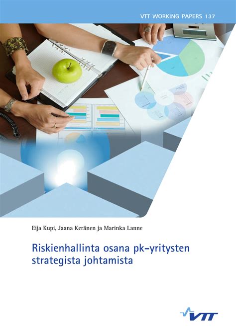 Pdf Riskienhallinta Osana Pk Yritysten Strategista Johtamista