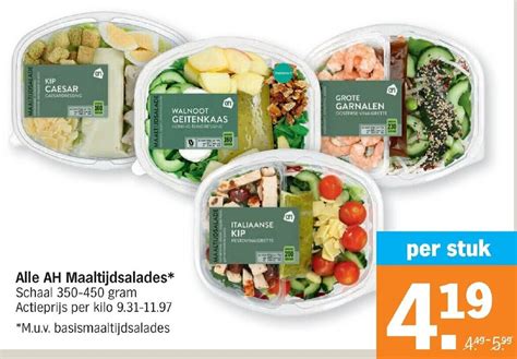 Alle Ah Maaltijdsalades Promotie Bij Albert Heijn