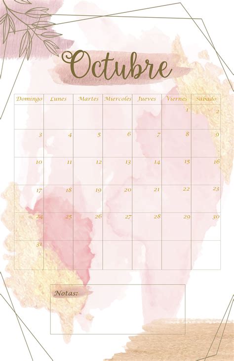 Octubre Calendario Bullet Journal School Bullet Journal