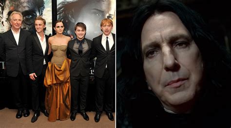 Harry Potter Star The Late Alan Rickman Wanted To Quit Franchise