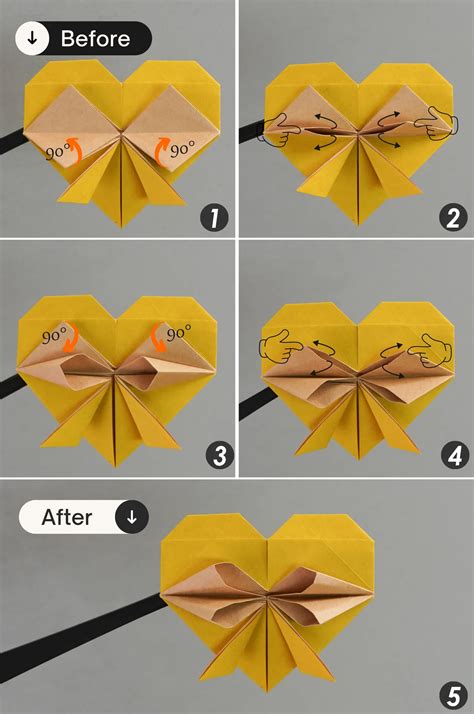 Origami Heart Simple Origami Heart Step By Step Instructions | Lovilee