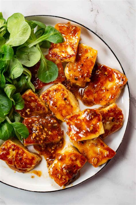 Easy Honey Halloumi The Fiery Vegetarian