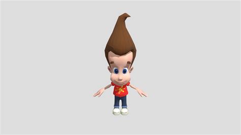 Mmd Xps Model Jimmy Neutron Download Free 3d Model By Nicktoonz