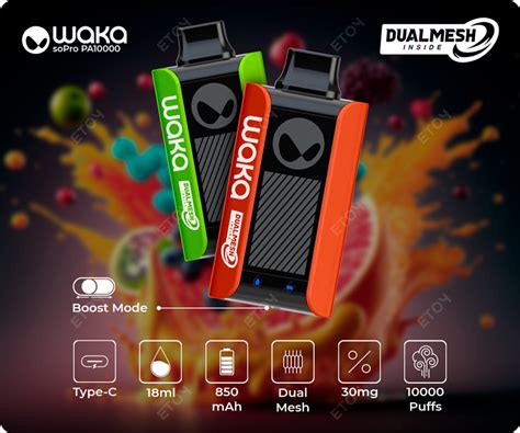 RELX Waka Sopro PA10000 Blueberry Ice Vape Pod 1 Lần 10000 Hơi