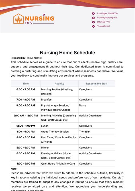 Free Nursing Home Templates to Edit Online