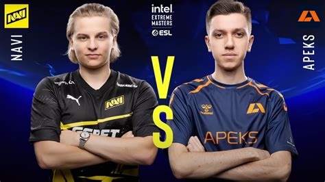 Navi Vs Apeks Map 1 Mirage Iem Sydney 2023 Group A Youtube