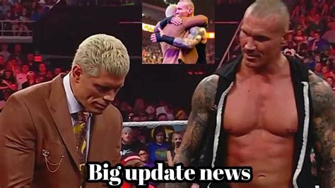 Big Sad News Reasons Why Randy Orton Must Dethrone Cody Rhodes If He