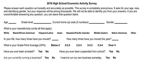 Quantitative Research Questionnaire