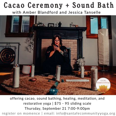 Cacao Ceremony And Sound Bath