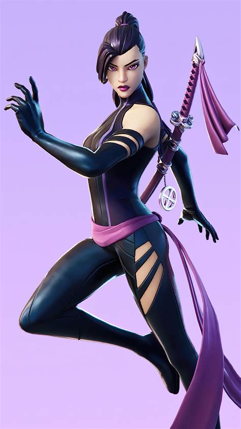 Psylocke Fortnite Skin 4k 7 1899 Wallpaper Pc Desktop