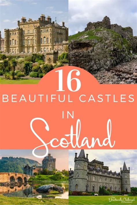 Beautiful Castles In Scotland With Text Overlay