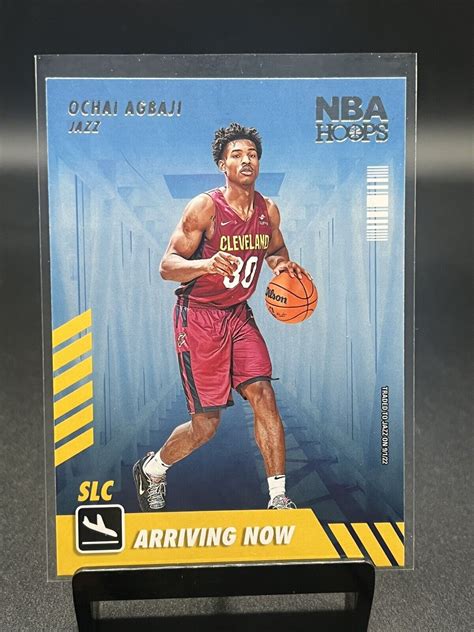 Ochai Agbaji 2022 23 Panini NBA Hoops Arriving Now Insert Rookie