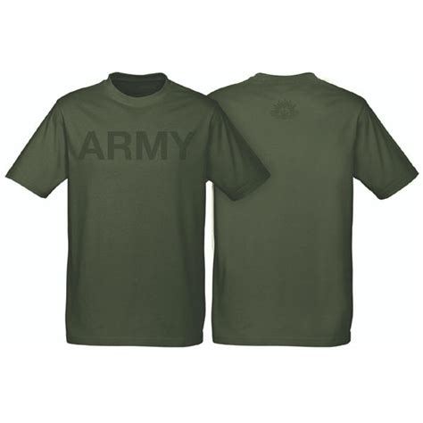 Army Cotton T-Shirt Army Green – Defence Q Store