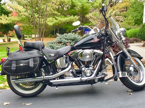 2006 Harley Davidson® Flstc I Heritage Softail® Classic Black Crystal Lake Illinois 700141