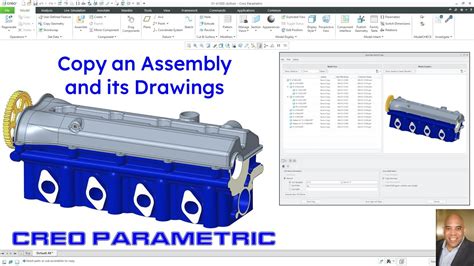 Creo Parametric Reusing An Assembly And Its Drawings Youtube