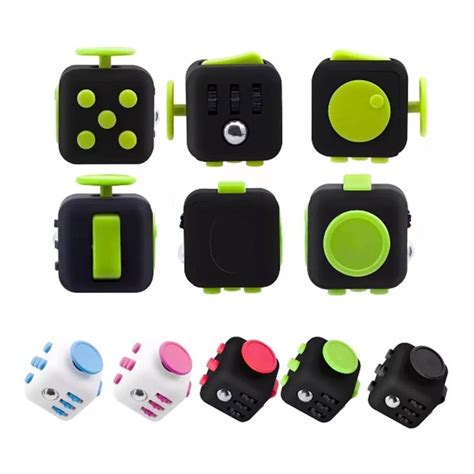 Fidget Cube Cubo Anti Stress Hiperatividade Ansiedade Varias Cores