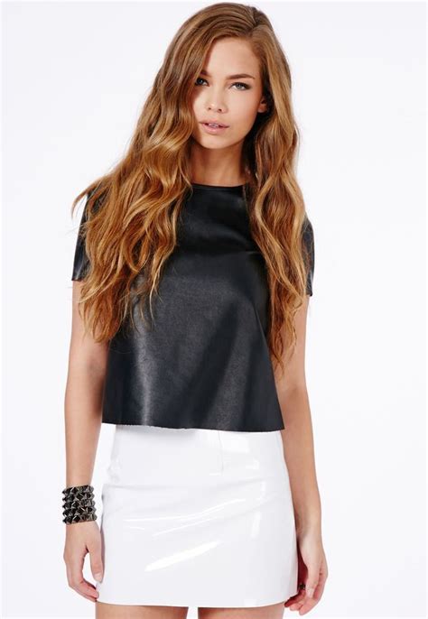 Missguided White PVC Mini Skirt On Shopstyle Co Uk Faux Leather Mini