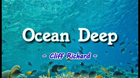 Ocean Deep - Cliff Richard (KARAOKE VERSION) - YouTube Music