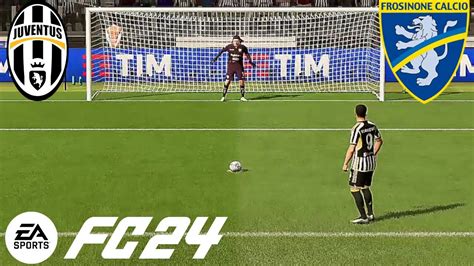 JUVENTUS vs FROSINONE Penalty COPA DA ITALIA SIMULAÇÃO FUTEBOL EA FC 24