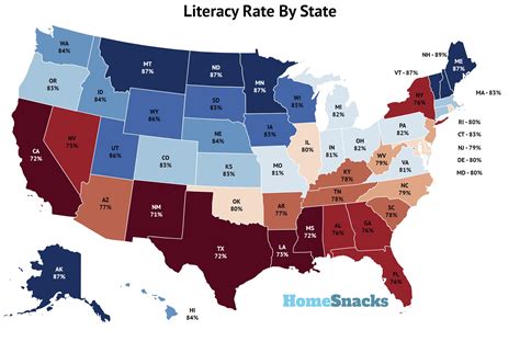 Usa Literacy Rate 2024 By State - Alix Pearle 